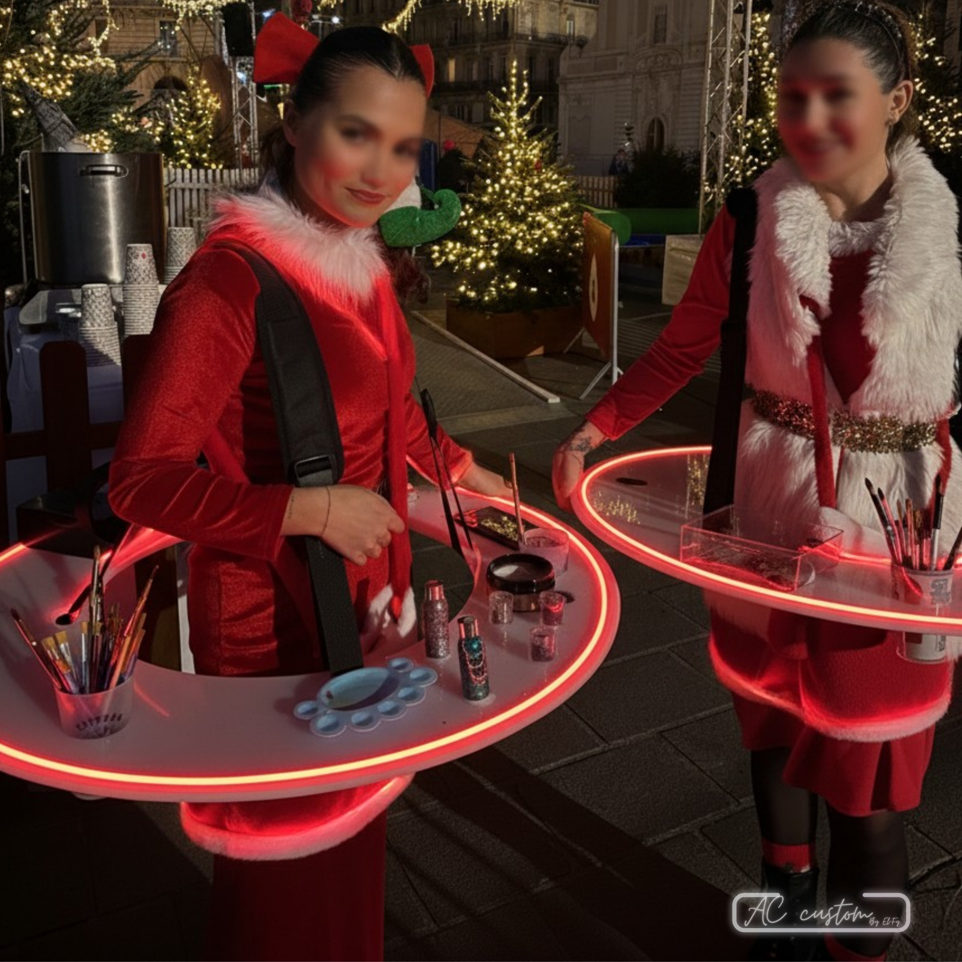 Robe à Maquillage Lumineuse LED – L'Innovation Événementielle par ACcustom