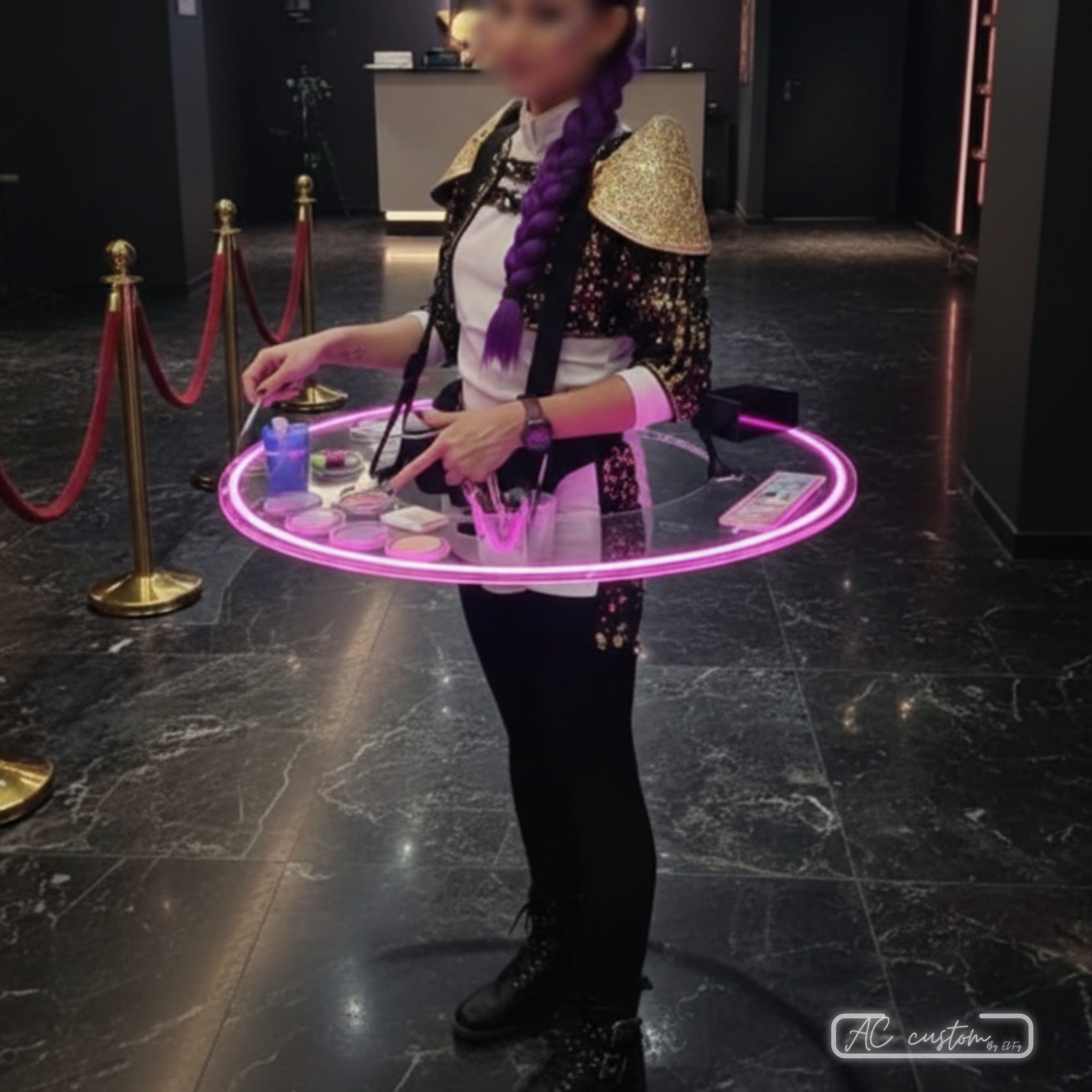 Robe à Maquillage Lumineuse LED – L'Innovation Événementielle par ACcustom